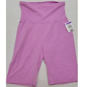 BP Women's Pink & Yellow High Waist Bike Shorts Size XXSmall